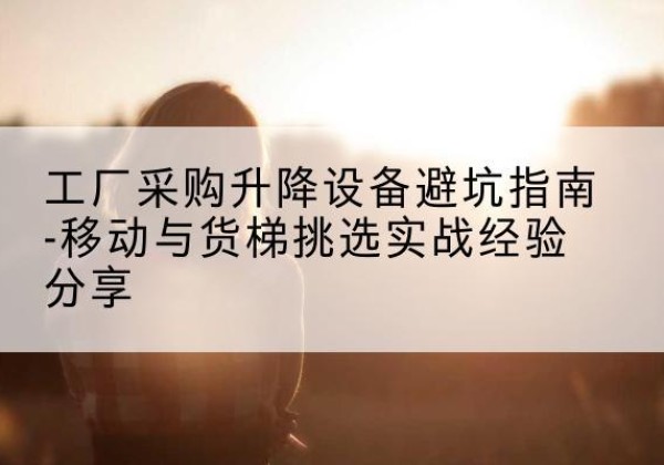 阳原移动式升降机怎么选-工厂采购升降设备避坑指南-移动与货梯挑选实战经验分享
